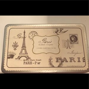 Cute new vintage Parisian stamp set